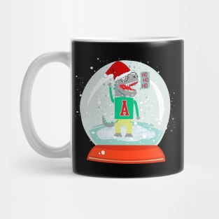 Dinosaur Snow Globe Mug